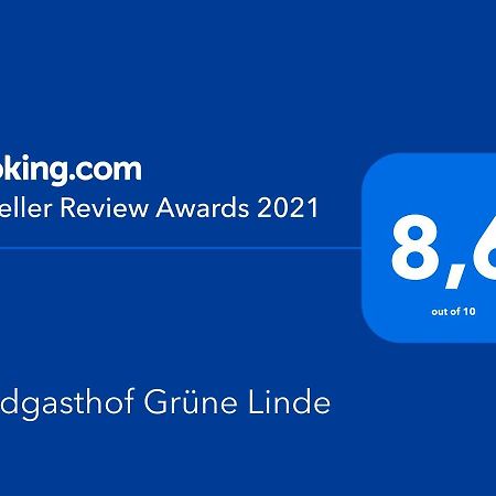 Landgasthof Gruene Linde מראה חיצוני תמונה